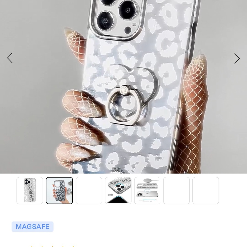 Chrome leopard iPhone 13 Pro Max case